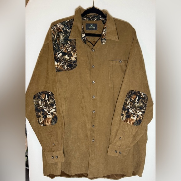 RedHead Other - Red Head long sleeve button down with Camo accents • Men’s 2XLT